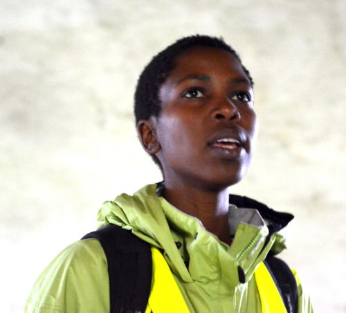 Dora, an Iona volunteer, pilgrimage leader.